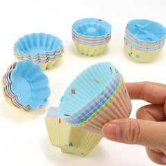 5pc Silicone Cupcake Muffin Cake Baking Cups