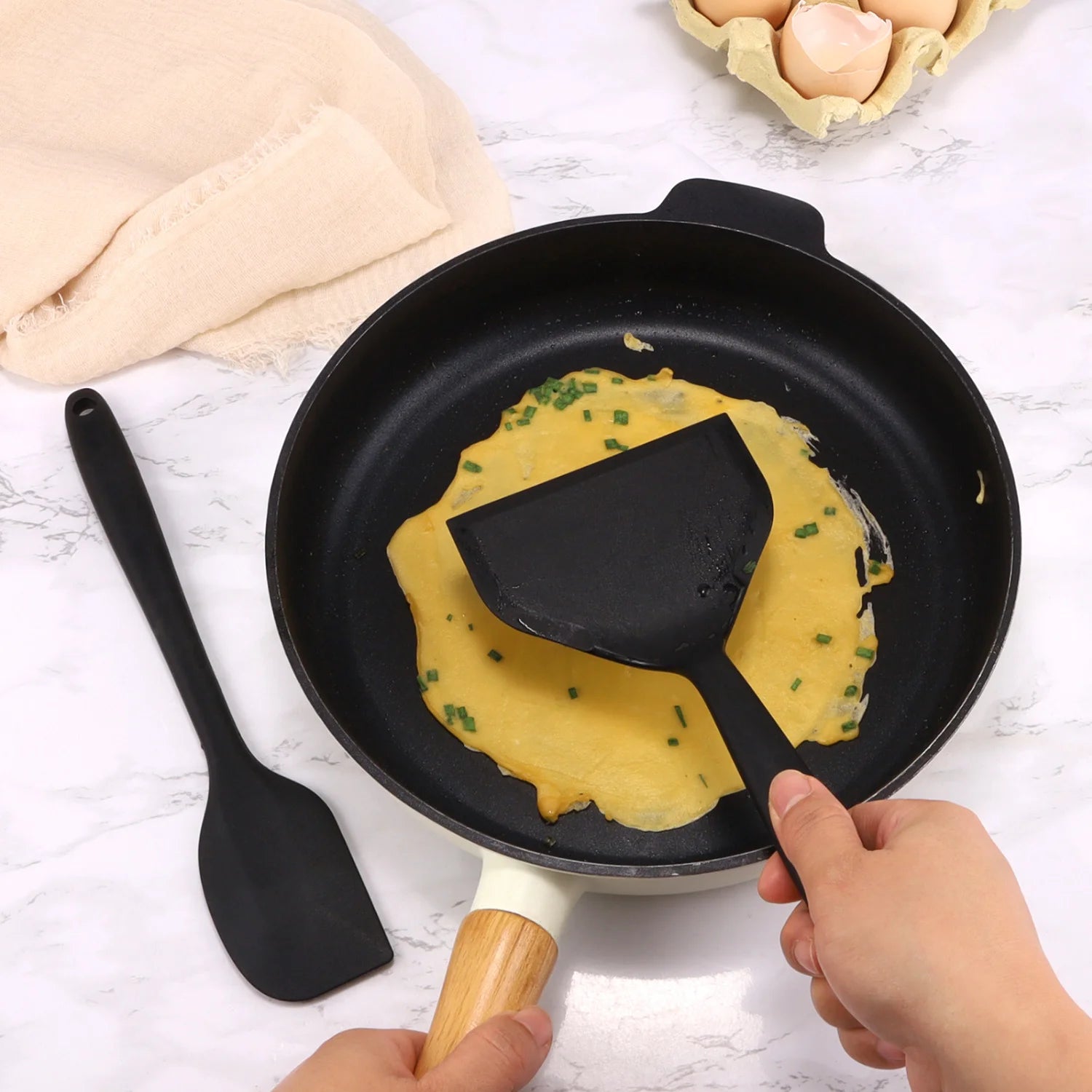 2-piece Silicone Spatula Set