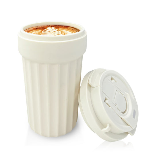 White Silicone Coffee Cup