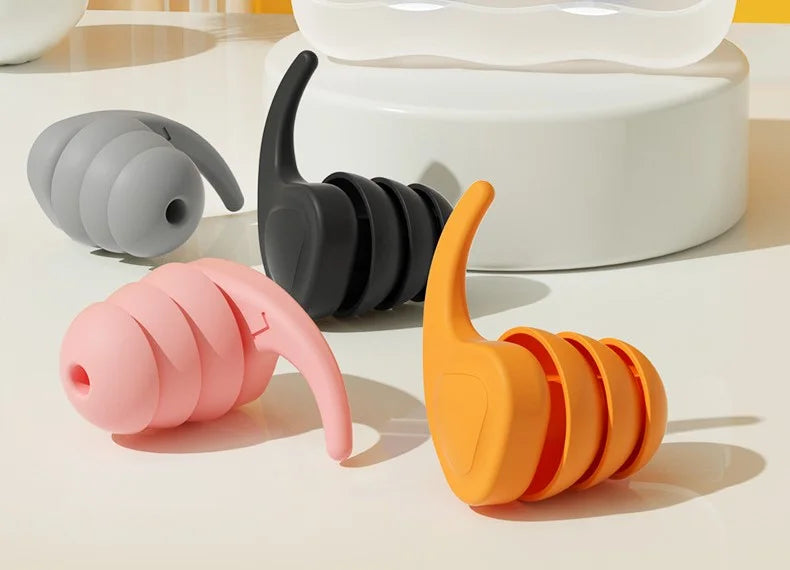 Reusable Sound Insulation Silicone Earplugs