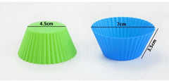 12 pcs Silicone Baking Cups Mold