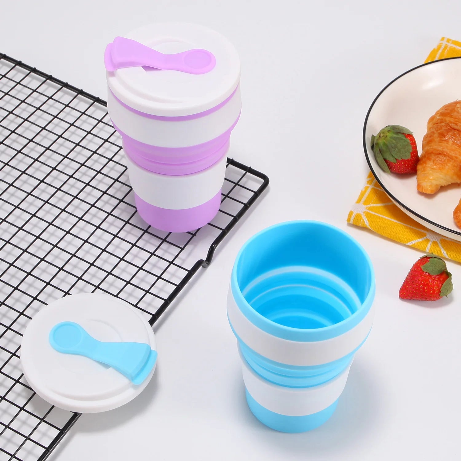 Silicone Collapsible / Foldable Coffee Cups