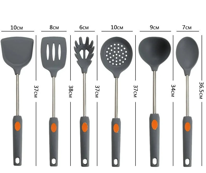 Silicone Non-stick Spatula Set