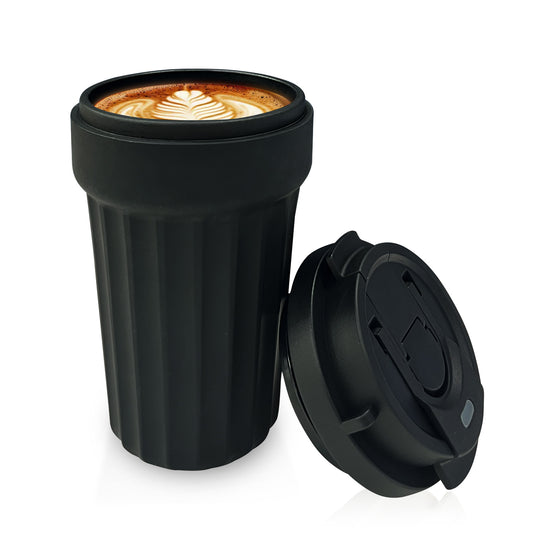 Black Silicone Coffee Cup