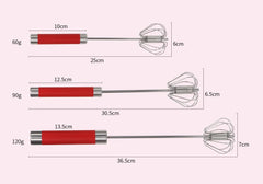 Semi-automatic rotating egg beater