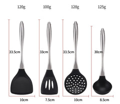 4x Silicone Utensils Set