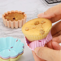 5pc Silicone Cupcake Muffin Cake Baking Cups