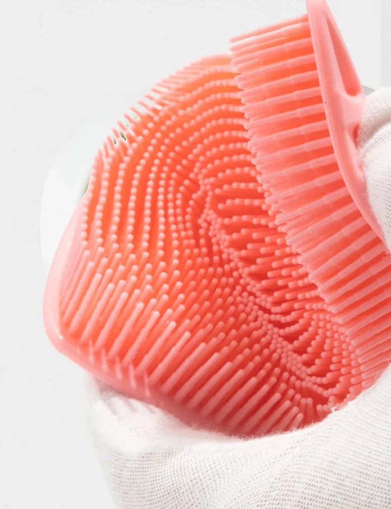 Soft Silicone Body Scrubber Shower Brush