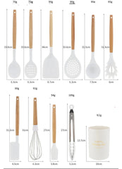 Non-Stick Silicone Cooking Utensil Set