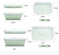 Collapsible Silicone Food Storage Container