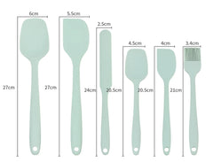 6x Kitchen Silicone Spatula Set