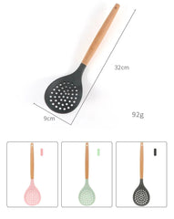 3 Pcs Silicone Slotted Spoon | Silicone Skimmer