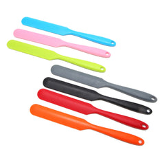 7x Silicone Scraper Spatulas Jar Spatula