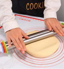 Rolling Pin with Silicone Thickness Rings