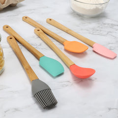 5 Pack Mini Silicone Spatula Set