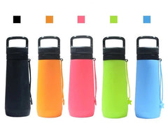 750ml Silicone Travel Water Bottle