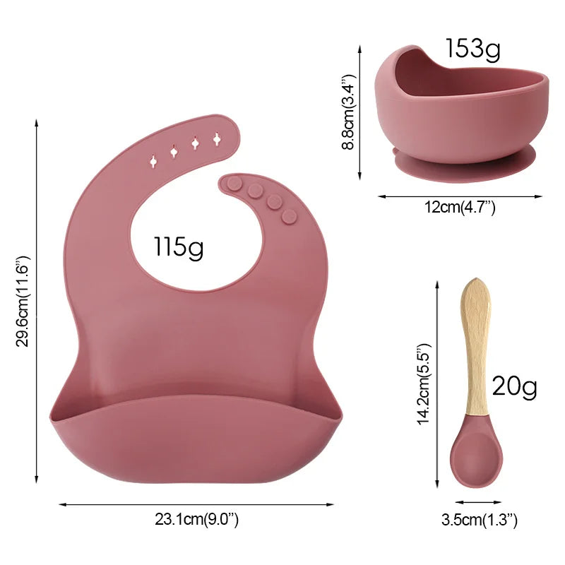 3-Piece Baby Feeding Set