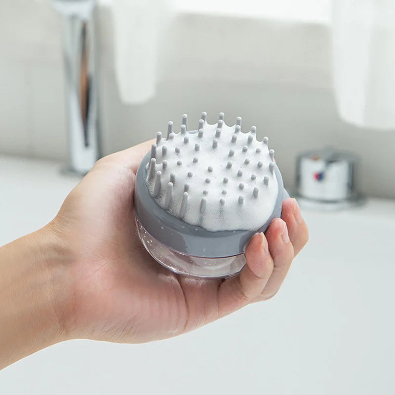 Hair Massager Silicone Shampoo Brush