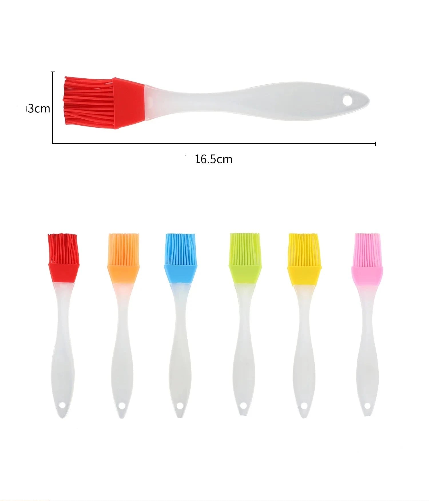 6Pcs Bright Color Basting Brush