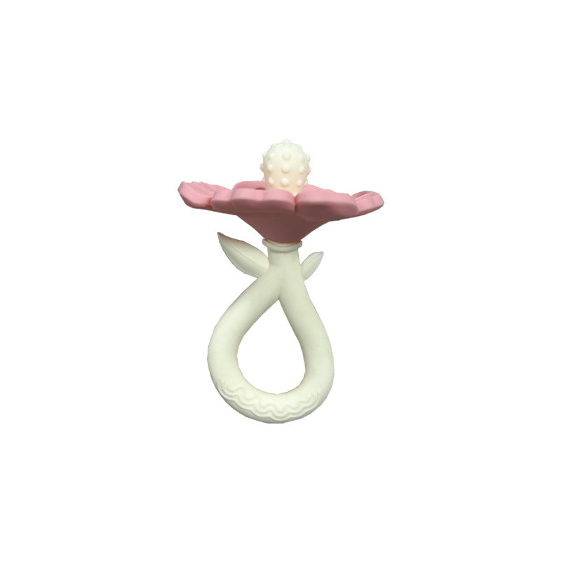 Flower-Shaped Silicone Pacifier Set