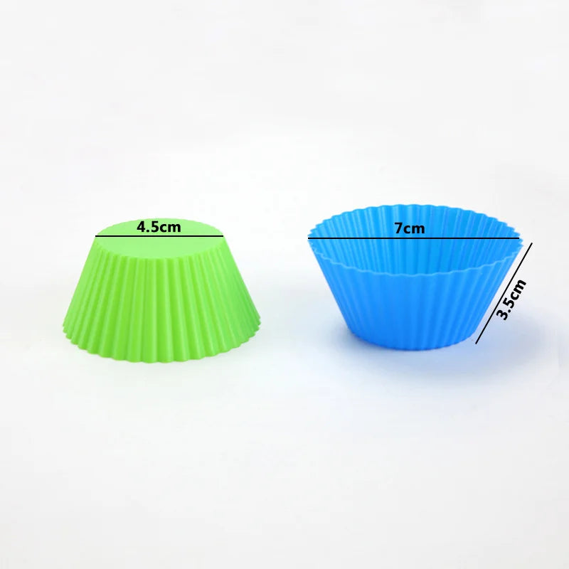 12 pcs Silicone Baking Cups Mold