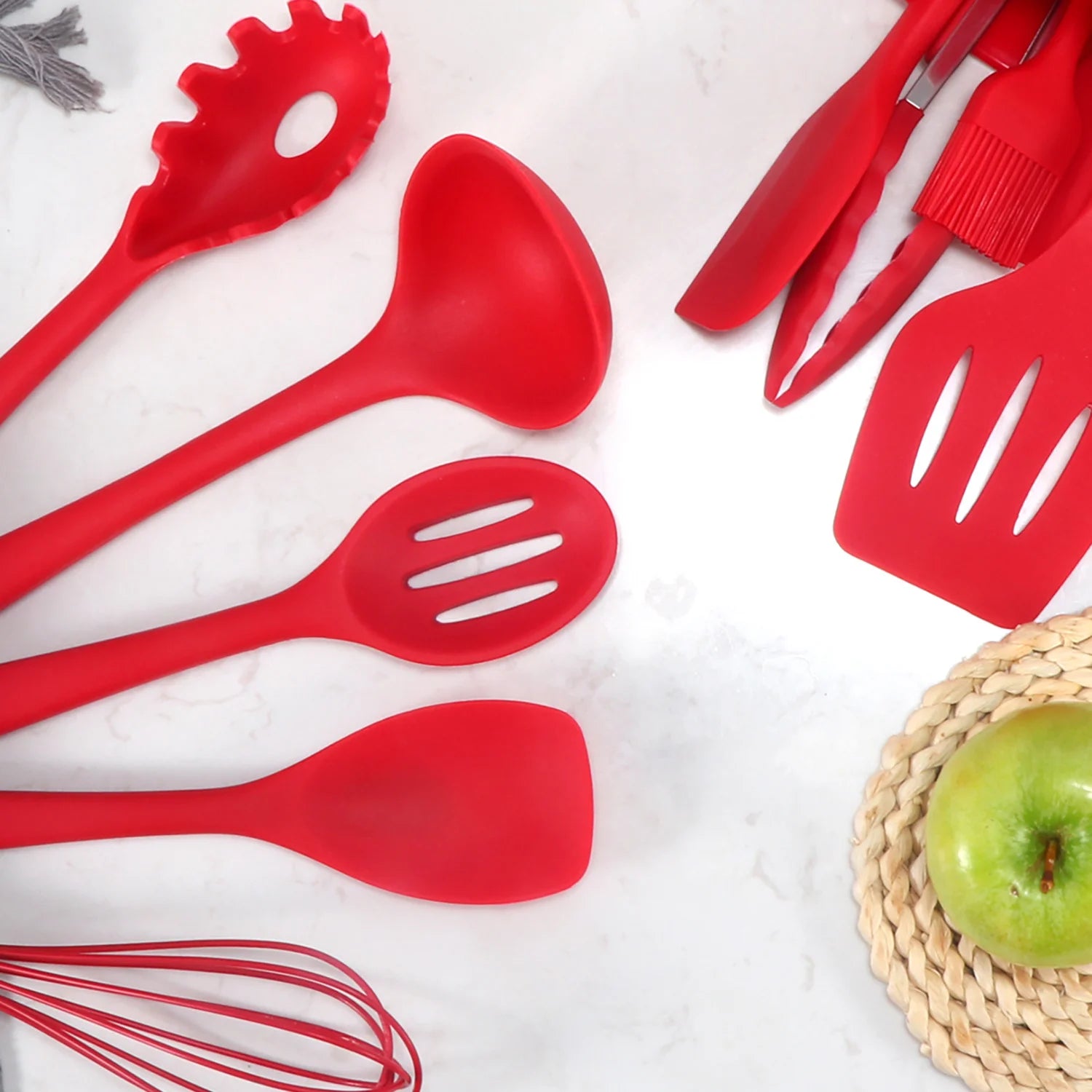 10Pcs Silicone Cooking Utensils Set