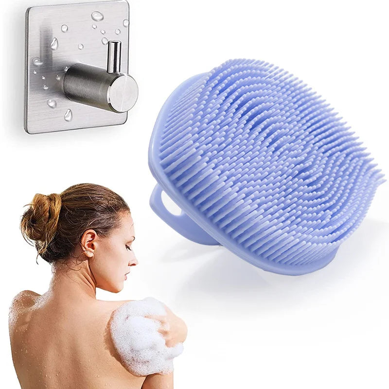 Soft Silicone Body Scrubber Shower Brush