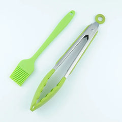 Green High-Temperature Resistant Silicone Food Clips