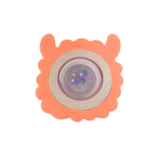 Orange Animal-shape Rattle Teether