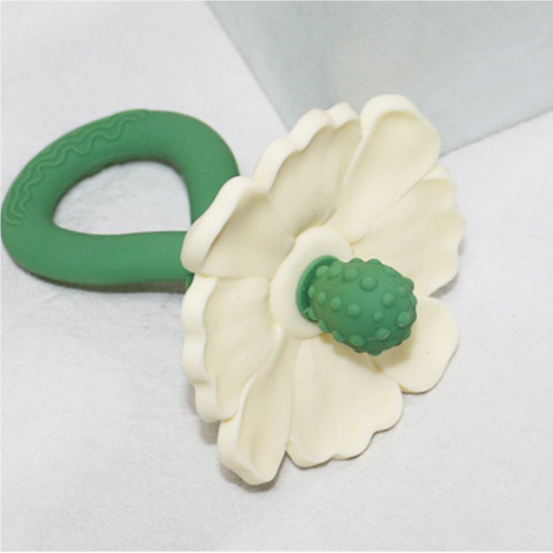 Flower-Shaped Silicone Pacifier Set