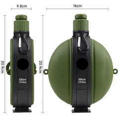 Silicone Compass Water Bottle