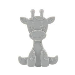 Gray Silicone Deer-Shaped Teether