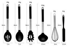 15pc Silicone Cooking Utensils Set Non-stick