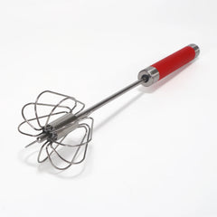 Semi-automatic rotating egg beater