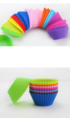 Set of 24 12 pcs Silicone Baking Cups Mold