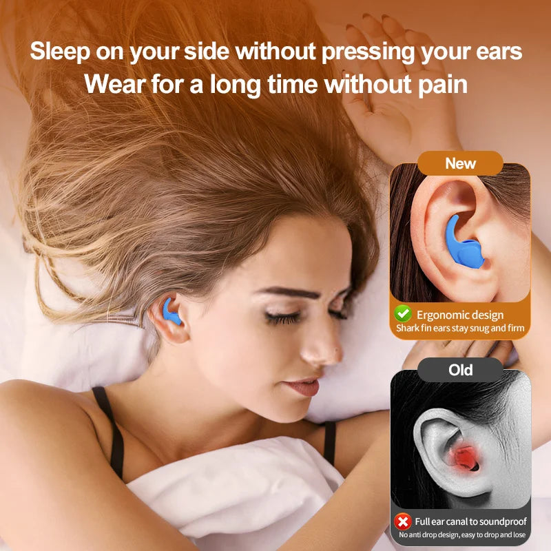 Reusable Sound Insulation Silicone Earplugs