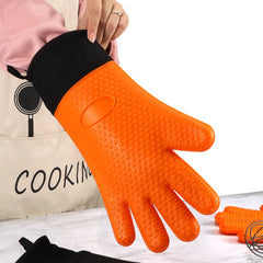 Silicone Kitchen Oven Gloves Set