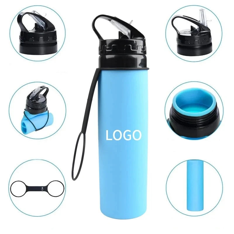 Silicone Travel Water Bottle