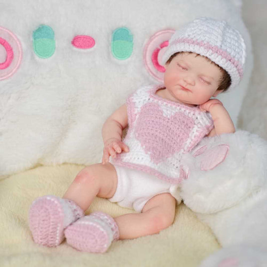 Close Eyes Vivi | Silicone Baby Doll