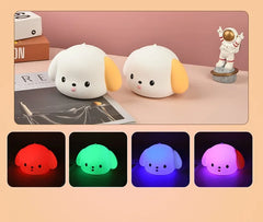 Soft Silicone Night Light - Cute Puppy