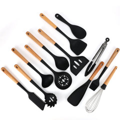 Silicone Cooking Utensils with Storage Box