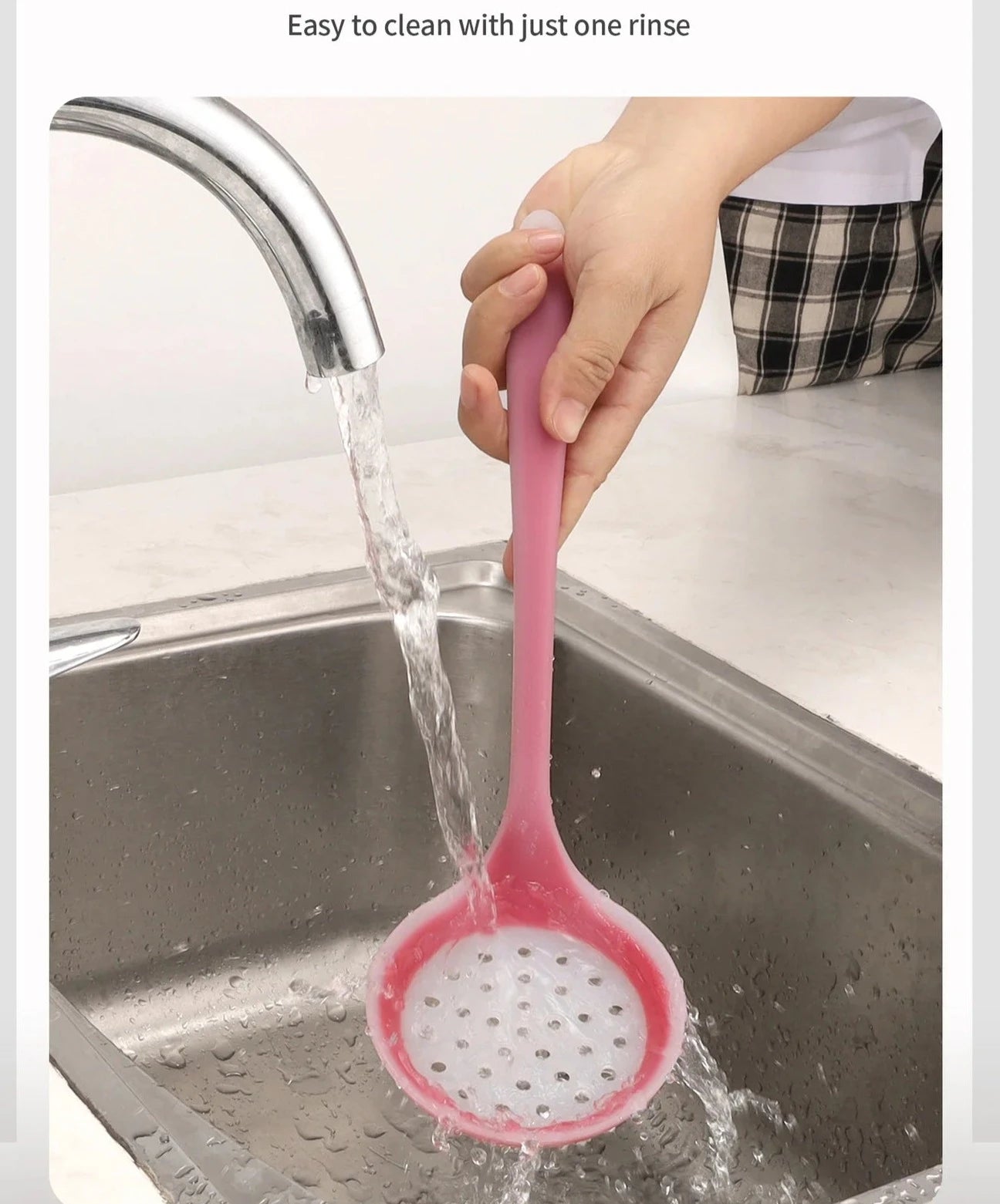 Silicone Non-Stick Slotted Spoon