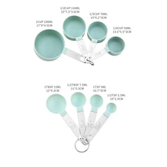 8-piece Silicone Measuring Spoon Set