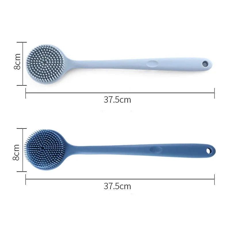 Silicone Body Scrubber with Long Handle