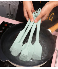 6x Kitchen Silicone Spatula Set