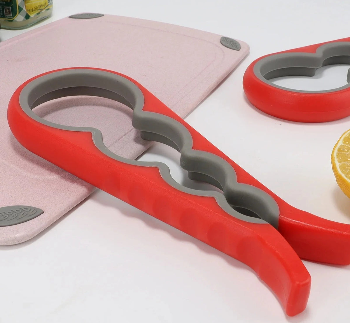 Red Silicone Grip Jar Opener