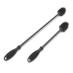 2x Silicone Bottle Cleaning Brush Set