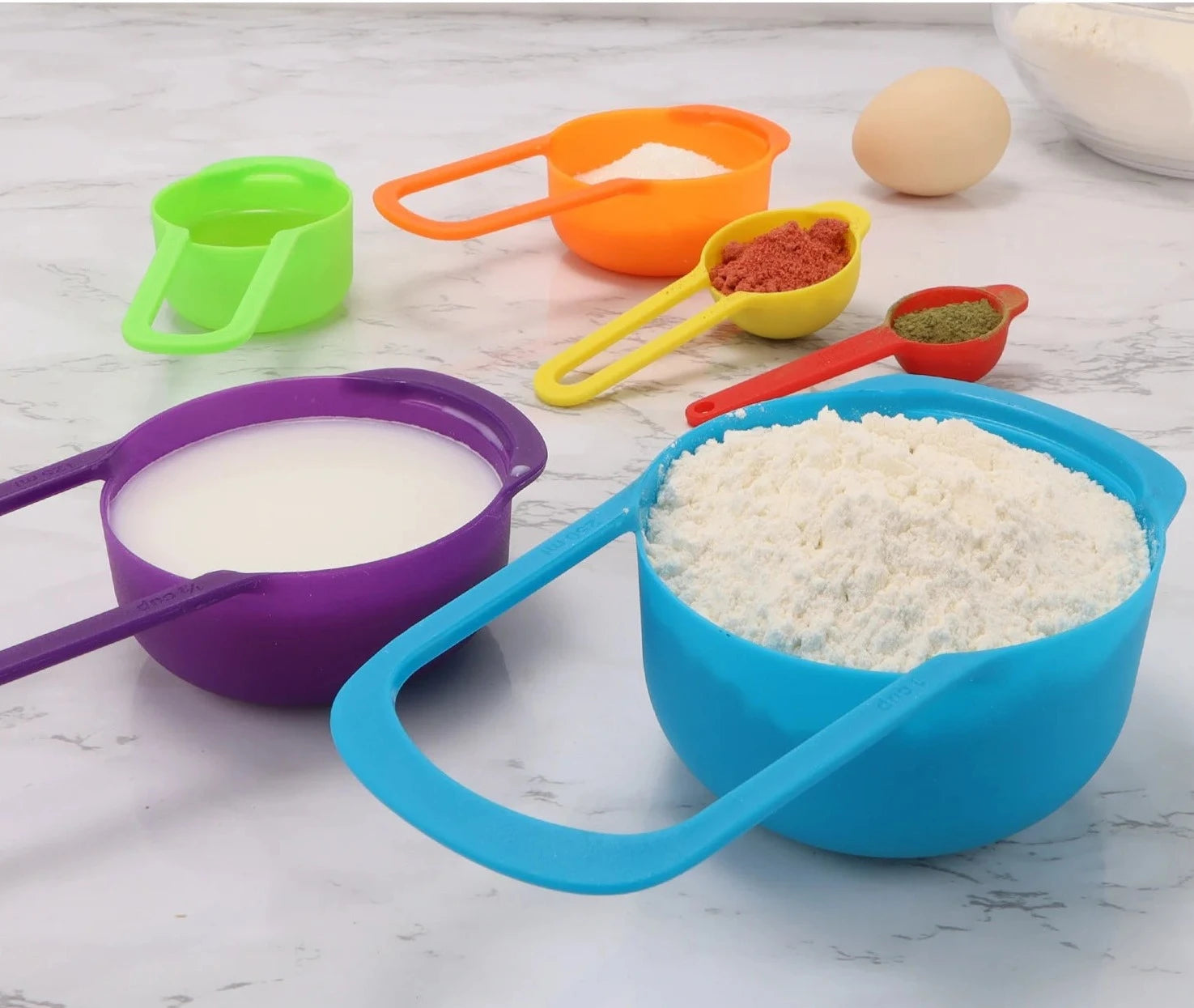 6pcs Measuring Spoons Cups