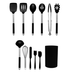 15pc Silicone Cooking Utensils Set Non-stick