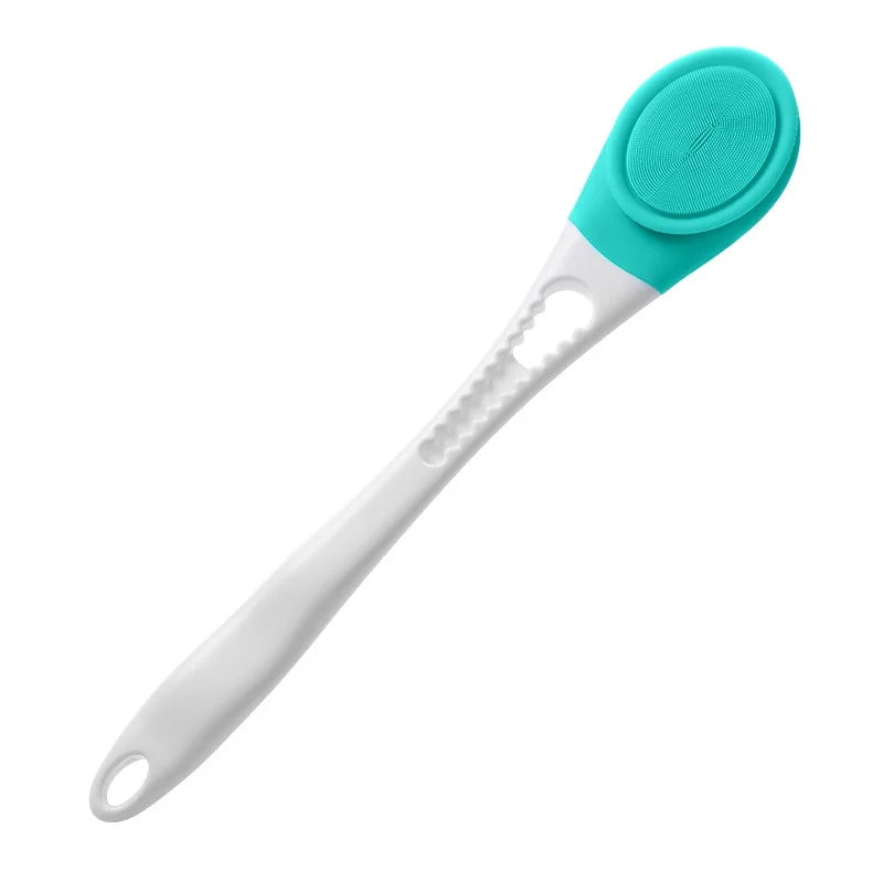 Long-handled Silicone body scrubber